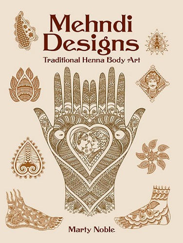 Perinteinen henna -kehon taidekirja Marty Noblelta