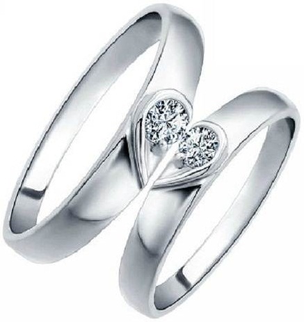 Sharing Heart Couple Promise Ring
