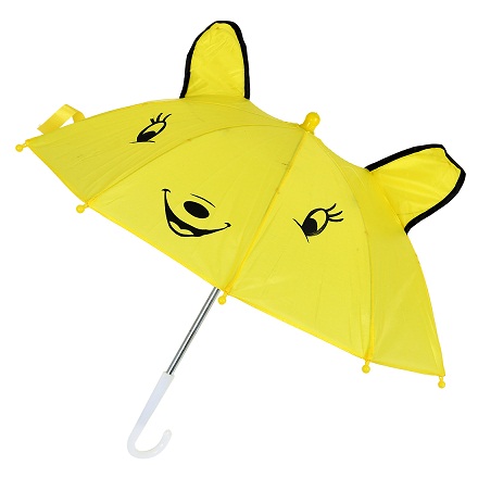 Rento keltainen sateenvarjo