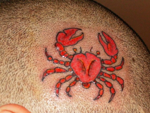 Yksinkertaiset syövän tatuointimallit