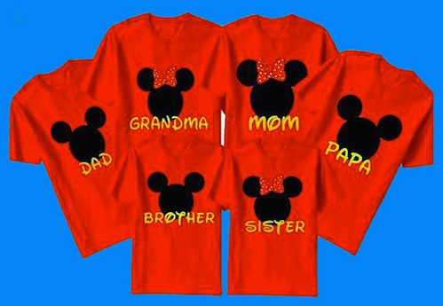 Disney-perheen T-paidat