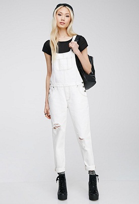Forever 21 Distressed Bib Συνολικά