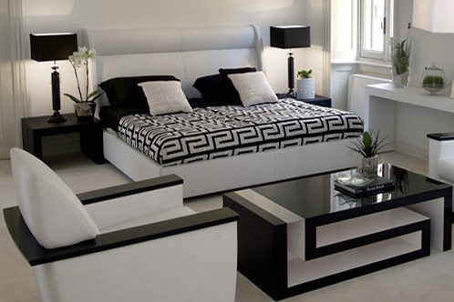 Modernit design -makuuhuoneet
