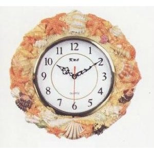 Sea Shell Fancy Clock Design