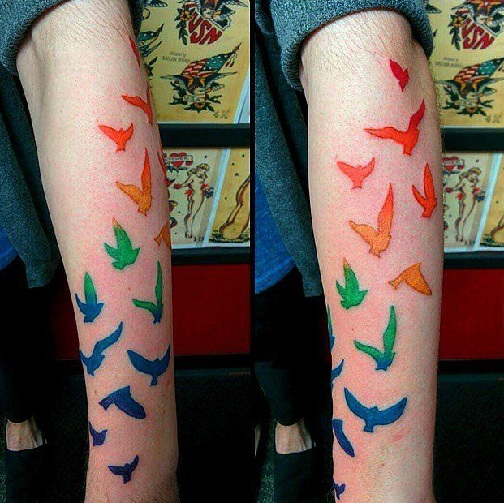 Taiteelliset ylpeyden tatuointimallit