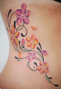 Ihana Bell Plumeria Tattoo