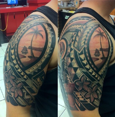 Plumeria Tattoo for Men's Special