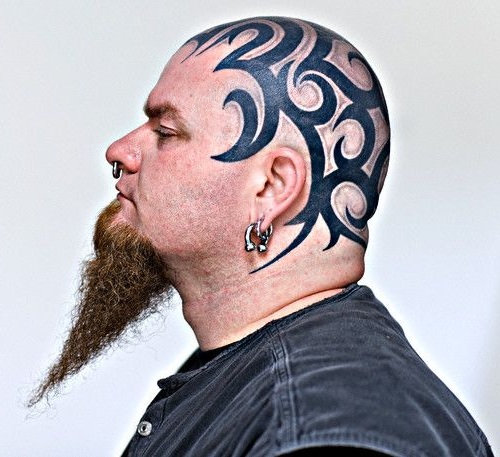 Tattoos Tribal Head