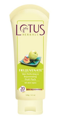Lotus Herbals Frujuvenate ihon täydentävä ja nuorentava hedelmäpaketti