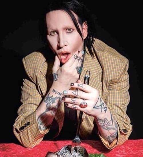 Marilyn Manson Στο δείπνο 7