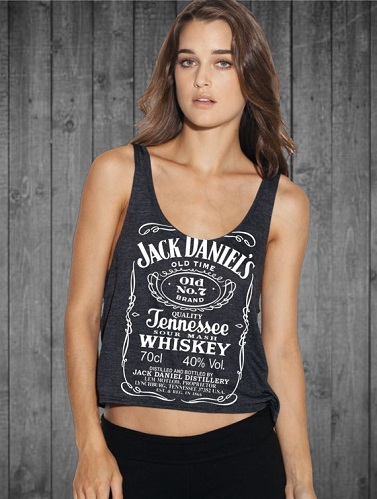 Μπλουζάκι Crop Jack Daniel