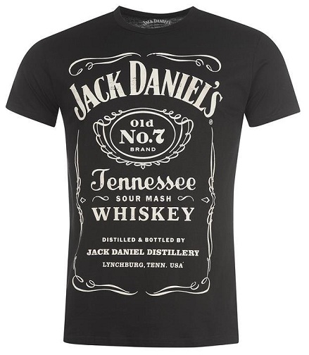 Ανδρικό μπλουζάκι απλό Black Jack Daniel