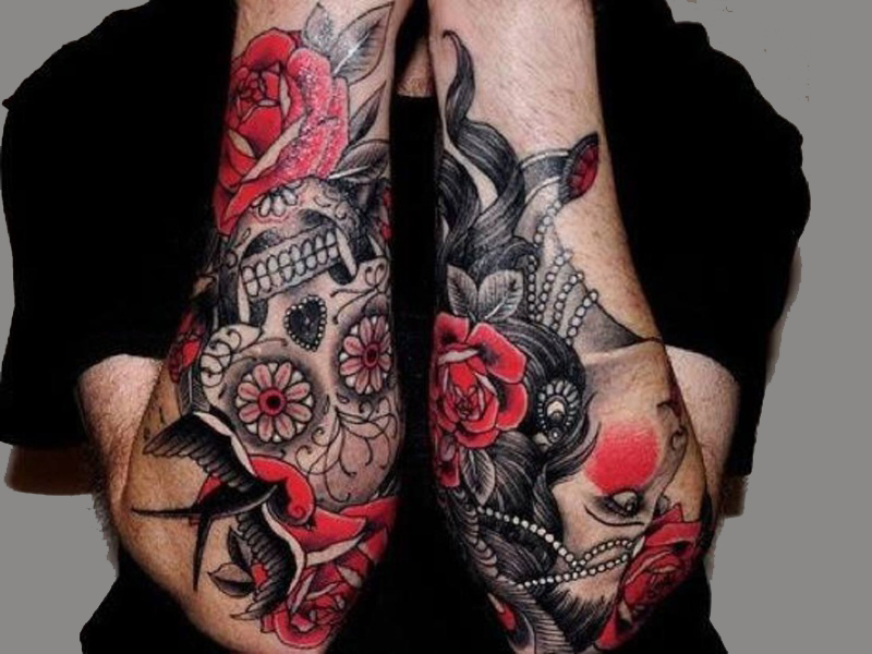 Σχέδια και ιδέες κόκκινου τατουάζ