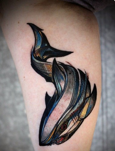 Τατουάζ Maori Shark