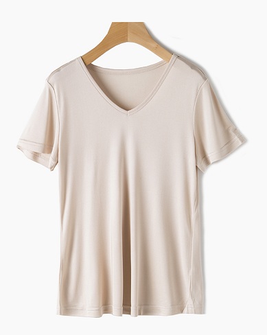 Γυναικείο κοντό μπλουζάκι Silk Blend