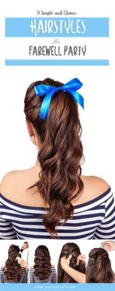 Hairstyles for Farewell Party