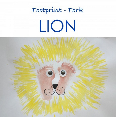 Footprint Fork Lion Craft