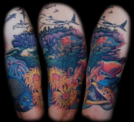 Πολύχρωμο Sea Casual World Tattoo