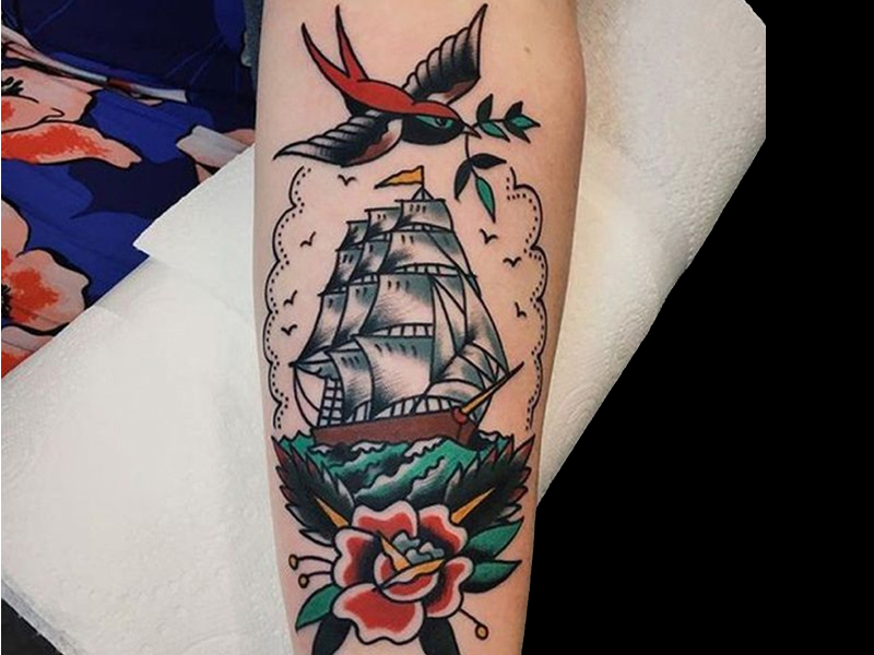 Ιδέες τατουάζ πλοίων, σχέδια και νόημα