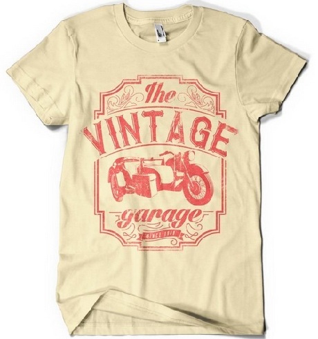 Vintage graafinen t-paita