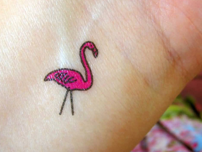 Εκπληκτικά σχέδια τατουάζ Flamingo