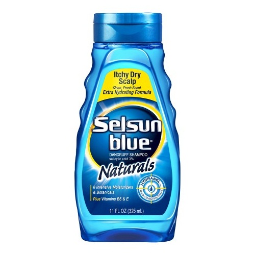 Selsun blue naturals kuiva päänahan shampoo