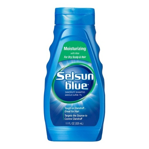 Selsun sininen hilse kosteuttava shampoo aloe