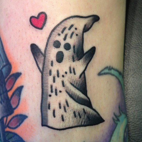 Lumoava Little Ghost Tattoo Design