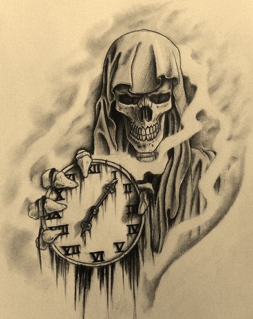 Τατουάζ θανάτου και χρόνου