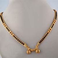 Karugamani Chain Gold Platted Mangalsutra