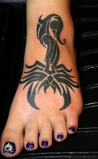 Scorpion Tribal Tattoo -mallit 4