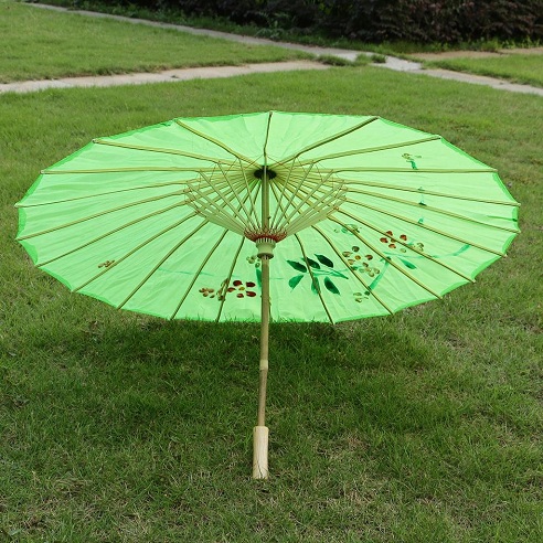 Πράσινη κινεζική ομπρέλα
