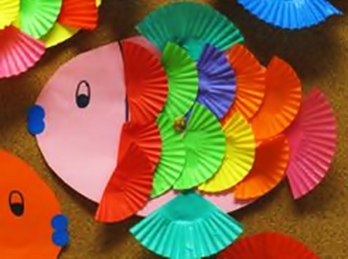 Preschooler's Rainbow Fish Crafts
