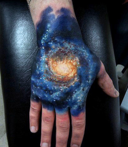 Τατουάζ χεριού Galaxy