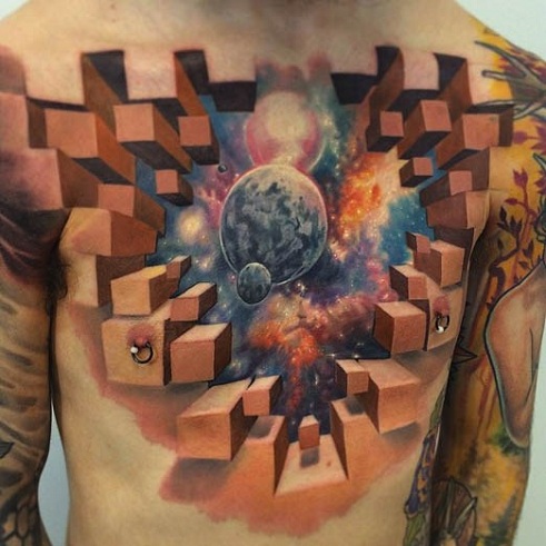 Epic Galaxy Tattoo