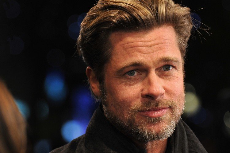 mitt avskedande man frisyr modern bärs av brad pitt med skägg