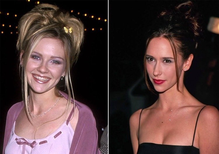 90 -talets festoutfit kvinnor och updos