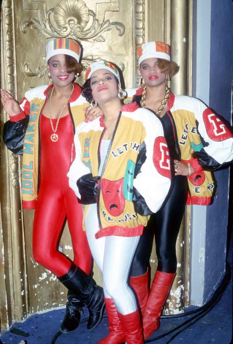 Hiphop -outfit 90 -talsidéer för temafester och kostymer för kvinnor