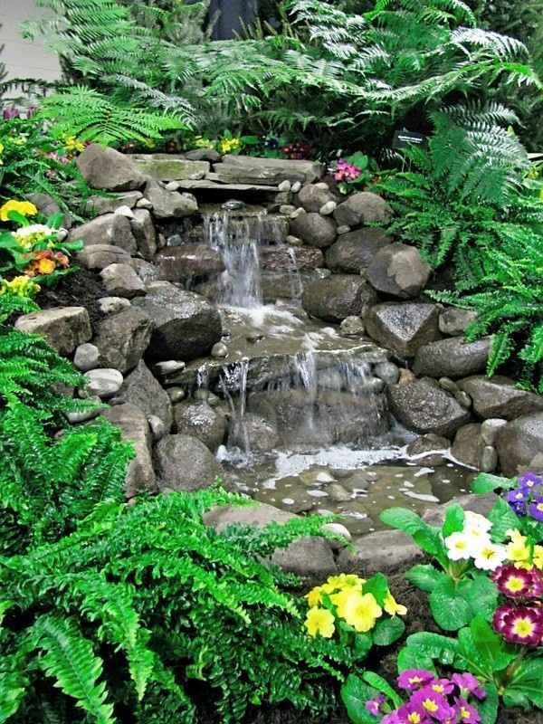 välbefinnande trädgård landskap design-vattensystem-blommande oas