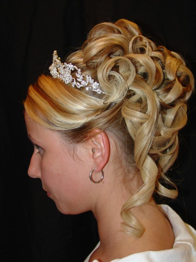 diadem tillbehör balk hårstilar lockar updo