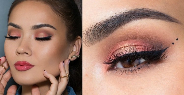 prom-make-up-rosa-rosa-eyeliner-instruktioner