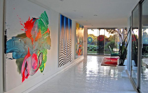 Dekorera väggkonst-moderna färgglada golvplattor