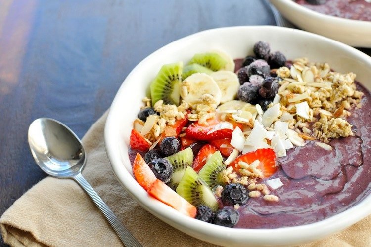 Acai Bowl Recept Utan Bananer Hälsosamma frukostrecept för viktminskning