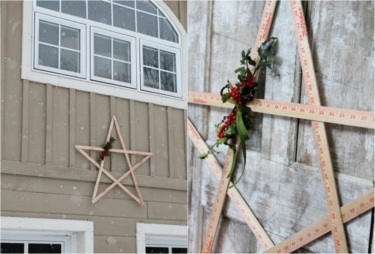 advent-dekoration-gör-det-själv-utanför-stjärna-trä-linjal
