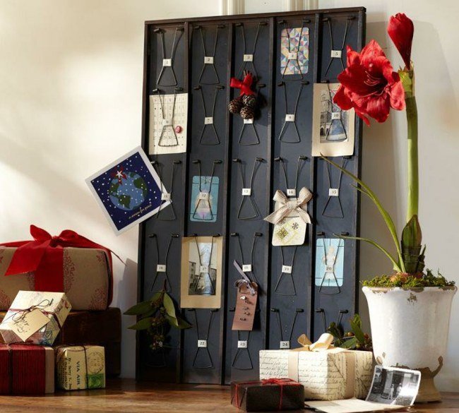 Gör en adventskalender själv. Ge en upplevelse kreativt