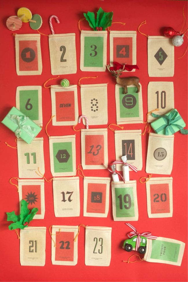 Kalenderpapper hantverksidéer jul