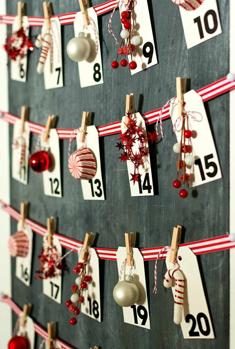 advent-kalender-vuxna-jul-träd-dekorationer-idéer-diy-klädnypor