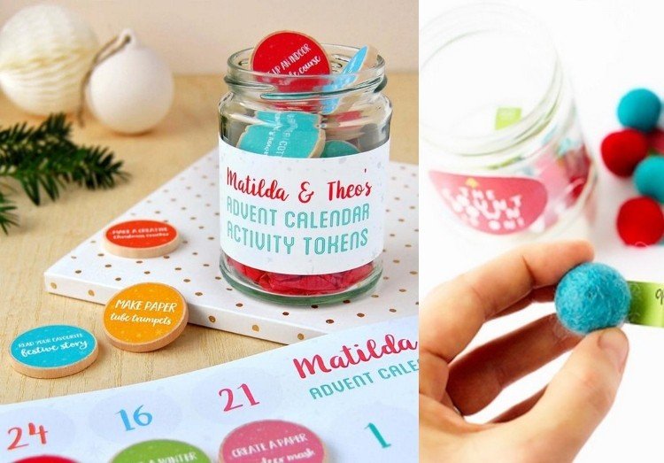 Tinker adventskalender i ett glas instruktioner