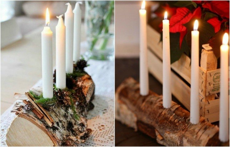 advent-krans-trä-stock-träd-bark-ljus-julstjärna-kanelstång