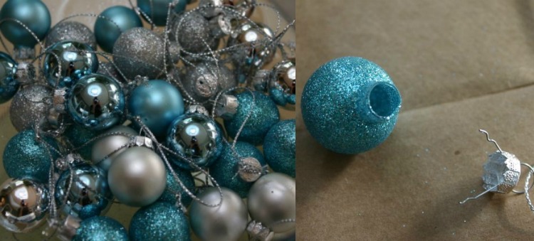 advent-krans-bollar-gör-själv-jul-bollar-blå-silver-glitter